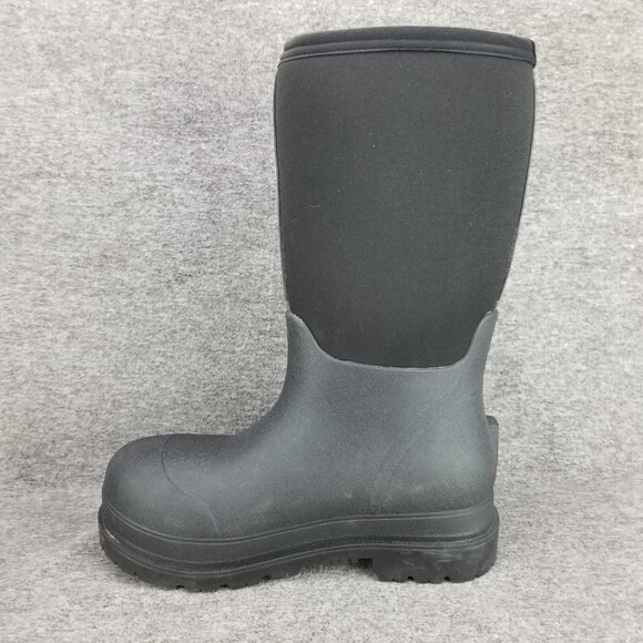 ✅BOGS Stockman Composite Toe Black Waterproof Pull on Winter Work Boots Men's 7 - Picture 11 of 11
